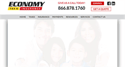 Desktop Screenshot of economytaxins.com